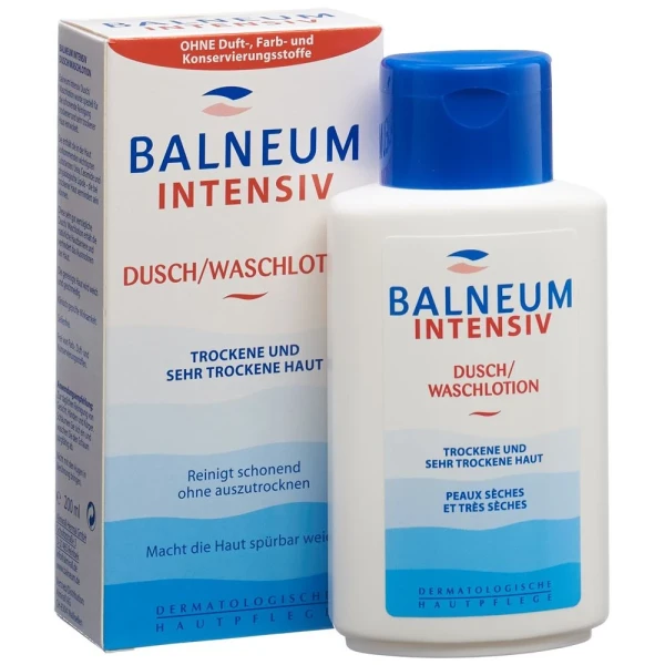 Hier sehen Sie den Artikel BALNEUM Intensiv Dusch Waschlotion 200 ml aus der Kategorie Duschmittel und Peeling. Dieser Artikel ist erhältlich bei pedro-shop.ch