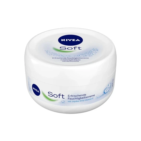 Hier sehen Sie den Artikel NIVEA SOFT Feuchtigkeitscrème Topf 300 ml aus der Kategorie Gesichts-Balsam/Creme/Gel/Öl. Dieser Artikel ist erhältlich bei pedro-shop.ch