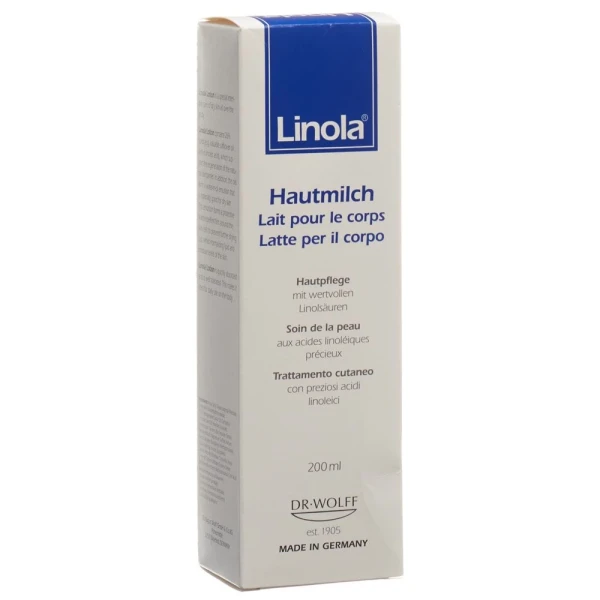 Hier sehen Sie den Artikel LINOLA Milch 200 ml aus der Kategorie Körpermilch/Creme/Lotion/Öl/Gel. Dieser Artikel ist erhältlich bei pedro-shop.ch