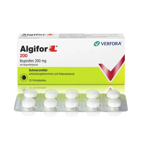 Hier sehen Sie den Artikel ALGIFOR-L Filmtabl 200 mg 20 Stk aus der Kategorie . Dieser Artikel ist erhältlich bei pedro-shop.ch