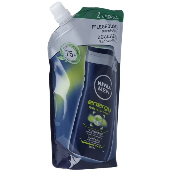 Hier sehen Sie den Artikel NIVEA Men Pflegedusche Energy refill 500 ml aus der Kategorie Duschmittel und Peeling. Dieser Artikel ist erhältlich bei pedro-shop.ch