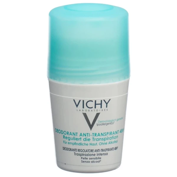 Hier sehen Sie den Artikel VICHY Deo Anti-Transpirant Roll-on 50 ml aus der Kategorie Deodorants Flüssige Formen. Dieser Artikel ist erhältlich bei pedro-shop.ch