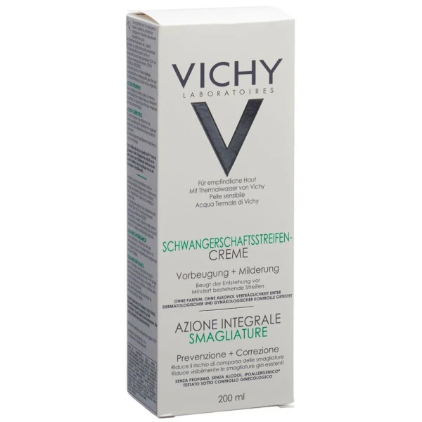 Hier sehen Sie den Artikel VICHY Schwangerschaftsstreifen-Creme 200 ml aus der Kategorie Massageprodukte/Anti-Cellulite/Schwangerschaftspflege. Dieser Artikel ist erhältlich bei pedro-shop.ch