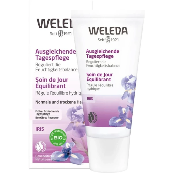 Hier sehen Sie den Artikel WELEDA IRIS Ausgleichende Tagespflege 30 ml aus der Kategorie Gesichts-Balsam/Creme/Gel/Öl. Dieser Artikel ist erhältlich bei pedro-shop.ch