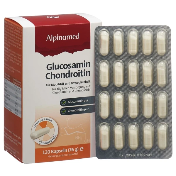 ALPINAMED Glucosamin Chondroitin Kaps 120 Stk