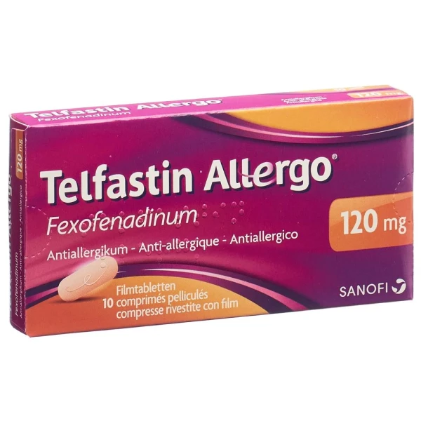 TELFASTIN ALLERGO Filmtabl 120 mg 10 Stk