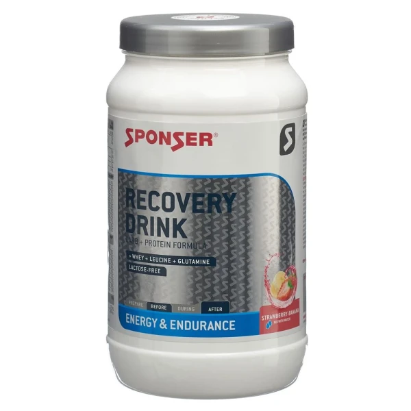 SPONSER Recovery Drink Strawberry-Banana 1200 g