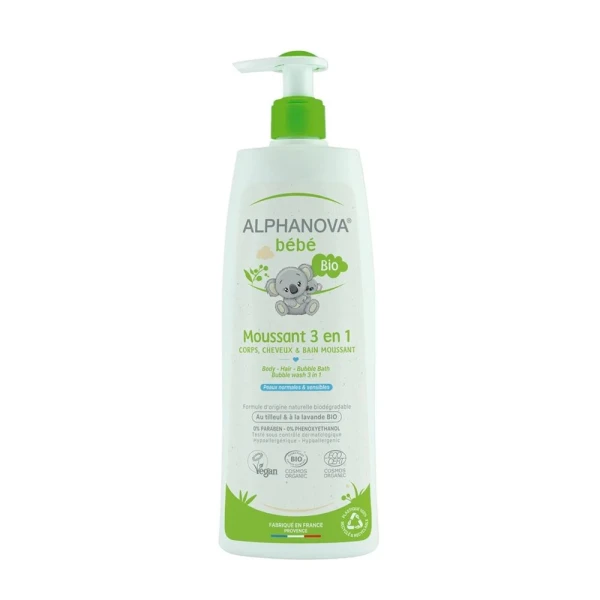 Hier sehen Sie den Artikel ALPHANOVA BB Moussant 3en1 Bio 500 ml aus der Kategorie Baby-Seifen/Shampoo. Dieser Artikel ist erhältlich bei pedro-shop.ch