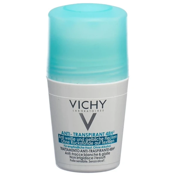 Hier sehen Sie den Artikel VICHY Deo Anti-Flecken Roll-on 50 ml aus der Kategorie Deodorants Flüssige Formen. Dieser Artikel ist erhältlich bei pedro-shop.ch