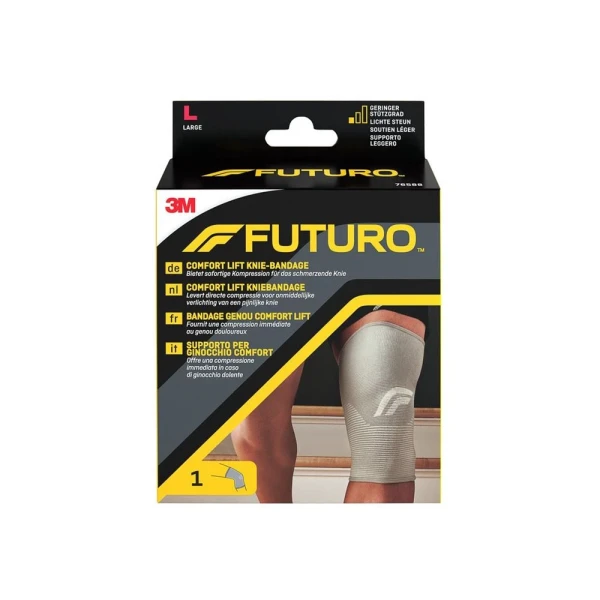 Hier sehen Sie den Artikel 3M FUTURO Bandage Comf Lift Knie L aus der Kategorie Kniebandagen. Dieser Artikel ist erhältlich bei pedro-shop.ch