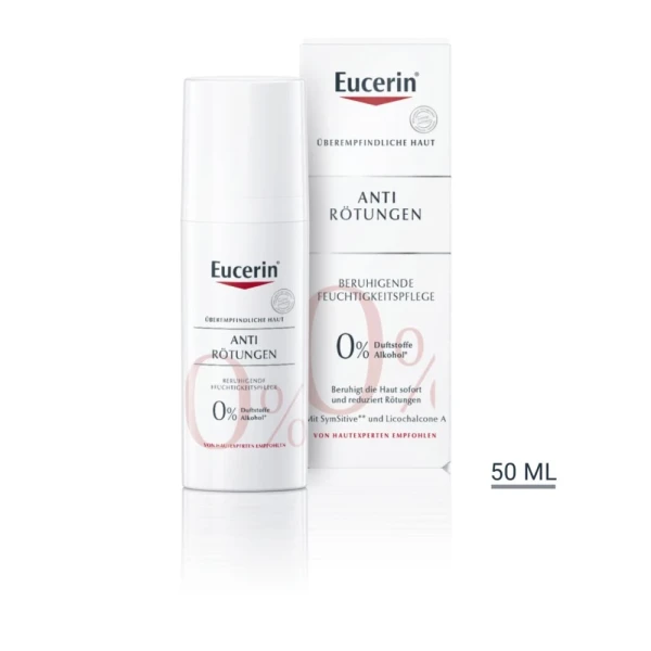 Hier sehen Sie den Artikel EUCERIN AntiRÖTUNGEN Feuchtigkeitspflege Fl 50 ml aus der Kategorie Gesichts-Balsam/Creme/Gel/Öl. Dieser Artikel ist erhältlich bei pedro-shop.ch