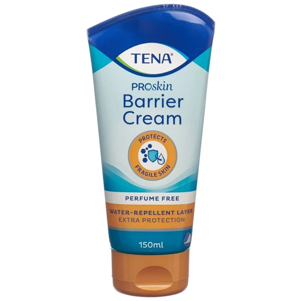 Hier sehen Sie den Artikel TENA Barrier Cream Tb 150 ml aus der Kategorie Hautschutz. Dieser Artikel ist erhältlich bei pedro-shop.ch