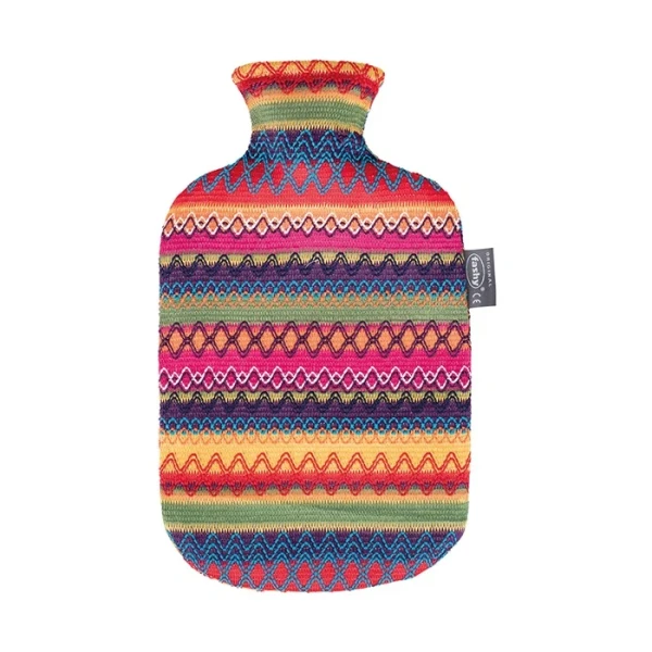 Hier sehen Sie den Artikel FASHY Wärmeflasche 2l mit Bezug Peru-Design aus der Kategorie Wärmeflaschen Gummi/Thermoplast. Dieser Artikel ist erhältlich bei pedro-shop.ch