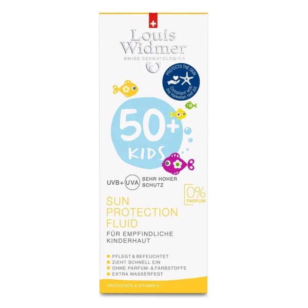 Hier sehen Sie den Artikel WIDMER Kids Sun Protect 50 Unparf 100 ml aus der Kategorie Sonnenschutz. Dieser Artikel ist erhältlich bei pedro-shop.ch