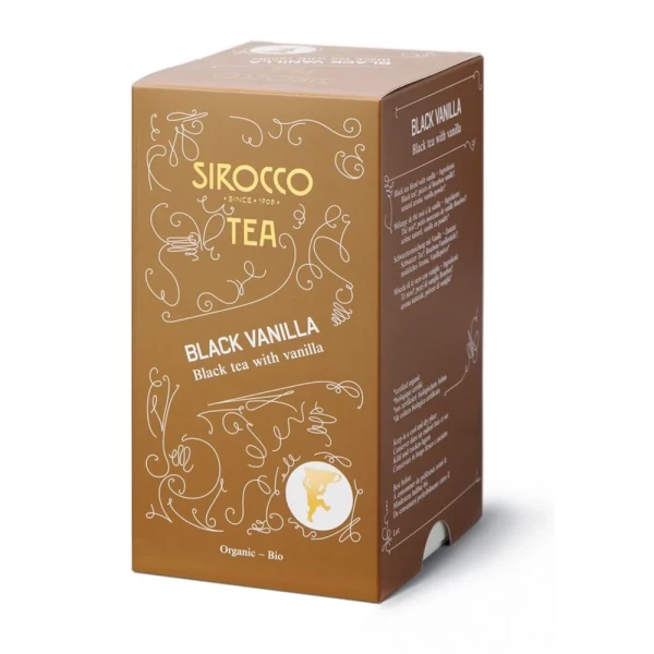 SIROCCO Teebeutel Black Vanilla 20 Stk