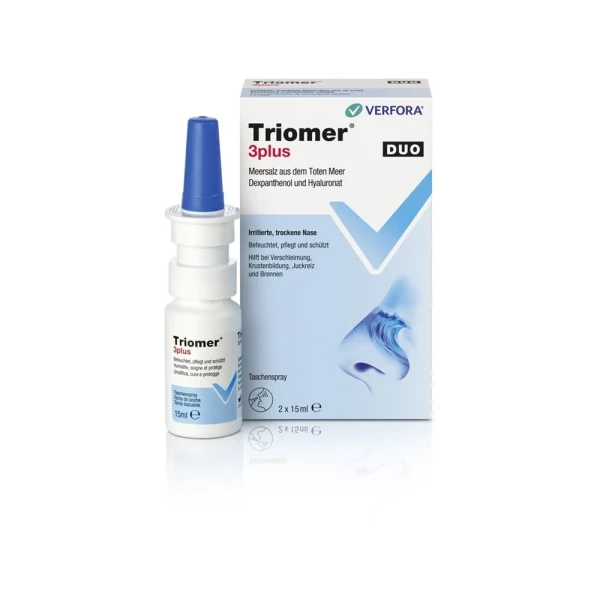 TRIOMER 3plus Nasenspray Duo 2 x 15 ml