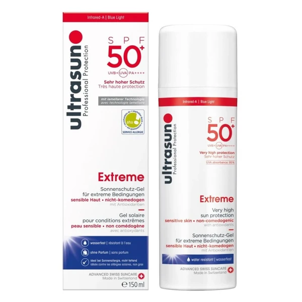 Hier sehen Sie den Artikel ULTRASUN Extreme SPF 50+ 150 ml aus der Kategorie Sonnenschutz. Dieser Artikel ist erhältlich bei pedro-shop.ch