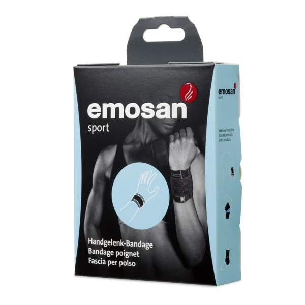 Hier sehen Sie den Artikel EMOSAN sport Handgelenk-Bandage one size aus der Kategorie Handgelenkbandagen. Dieser Artikel ist erhältlich bei pedro-shop.ch