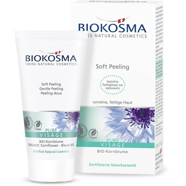 Hier sehen Sie den Artikel BIOKOSMA Pure Soft Peeling 50 ml aus der Kategorie Gesichts-Peeling. Dieser Artikel ist erhältlich bei pedro-shop.ch