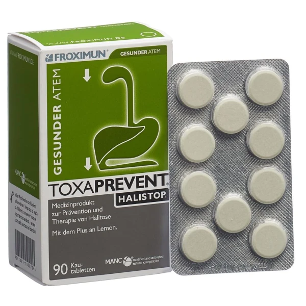 TOXAPREVENT HALISTOP Kautabl 90 Stk