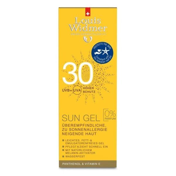 Hier sehen Sie den Artikel WIDMER Sun Gel 30 Unparf 100 ml aus der Kategorie Sonnenschutz. Dieser Artikel ist erhältlich bei pedro-shop.ch