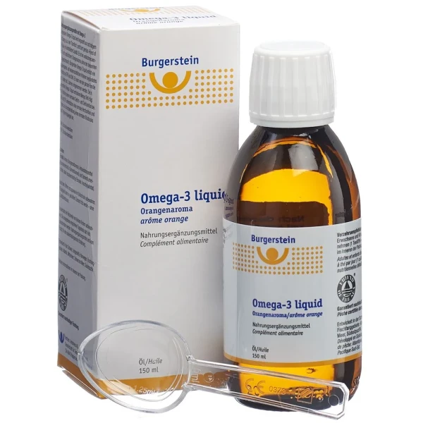 BURGERSTEIN Omega-3 liquid Fl 150 ml