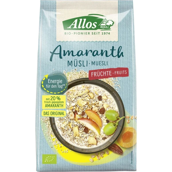 ALLOS Amaranth Müsli Früchte 375 g