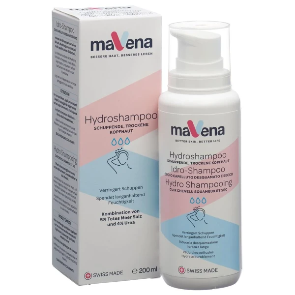 Hier sehen Sie den Artikel MAVENA Hydroshampoo Disp 200 ml aus der Kategorie Haar-Shampoo. Dieser Artikel ist erhältlich bei pedro-shop.ch
