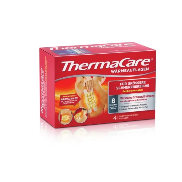 THERMACARE grössere Schmerzbereiche Patch 4 Stk