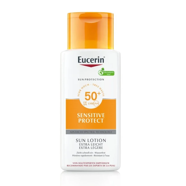 Hier sehen Sie den Artikel EUCERIN SUN Body Lotion extra leicht LSF50+ 150 ml aus der Kategorie Sonnenschutz. Dieser Artikel ist erhältlich bei pedro-shop.ch