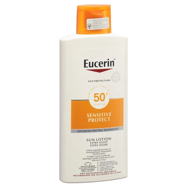 Hier sehen Sie den Artikel EUCERIN SUN Body Lotion extra leicht LSF50+ 400 ml aus der Kategorie Sonnenschutz. Dieser Artikel ist erhältlich bei pedro-shop.ch