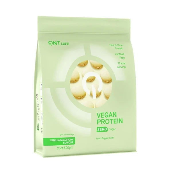 QNT Vegan Protein Zero Sug-Lact Fr Van Macar 500 g