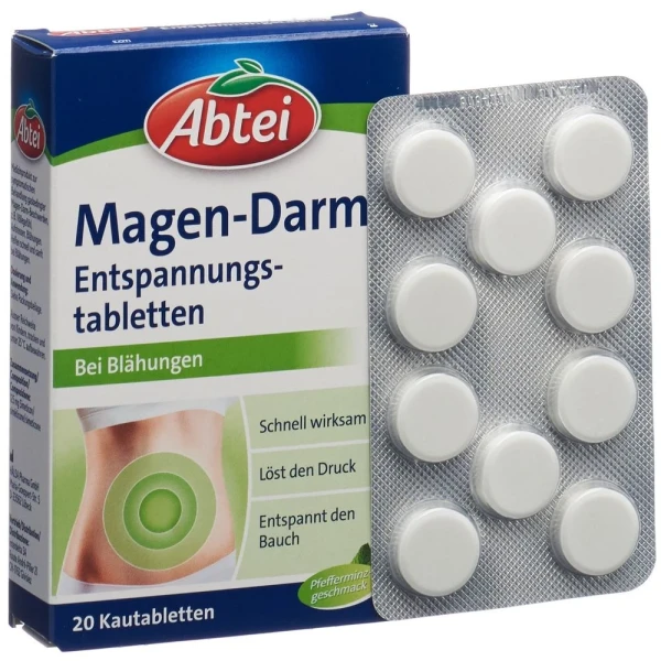 ABTEI Magen-Darm-Entspannung Kautabl 20 Stk