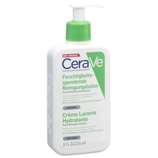 CERAVE Feuchtigkeitsspendende Reinigungslot 236 ml