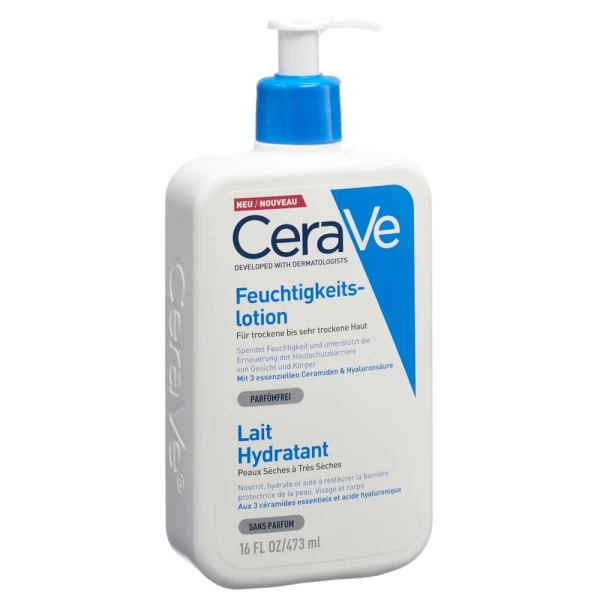 Hier sehen Sie den Artikel CERAVE Feuchtigkeitslotion Disp 473 ml aus der Kategorie Gesichts-Balsam/Creme/Gel/Öl. Dieser Artikel ist erhältlich bei pedro-shop.ch