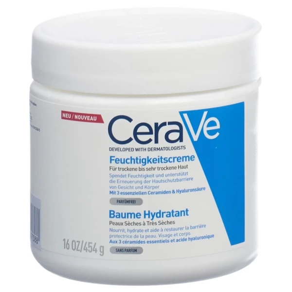 Hier sehen Sie den Artikel CERAVE Feuchtigkeitscreme Ds 454 g aus der Kategorie Gesichts-Balsam/Creme/Gel/Öl. Dieser Artikel ist erhältlich bei pedro-shop.ch