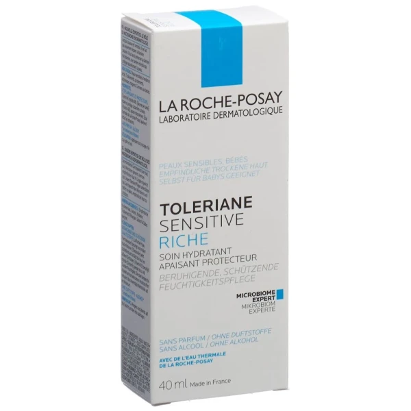 Hier sehen Sie den Artikel ROCHE POSAY Tolériane sensitive reich Creme 40 ml aus der Kategorie Gesichts-Balsam/Creme/Gel/Öl. Dieser Artikel ist erhältlich bei pedro-shop.ch