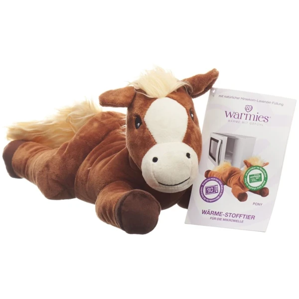 Hier sehen Sie den Artikel WARMIES Wärme-Stofftier Pony aus der Kategorie Kälte- und Wärmetherapie. Dieser Artikel ist erhältlich bei pedro-shop.ch