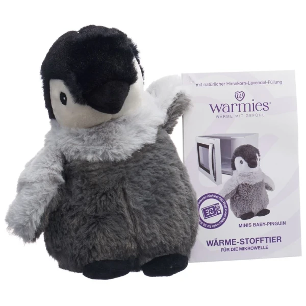 Hier sehen Sie den Artikel WARMIES Minis Wärme-Stofftier Baby-Pinguin aus der Kategorie Kälte- und Wärmetherapie. Dieser Artikel ist erhältlich bei pedro-shop.ch