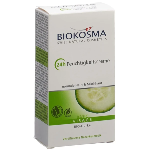 Hier sehen Sie den Artikel BIOKOSMA Basic 24h Feuchtig Bio Gurke 30 ml aus der Kategorie Gesichts-Balsam/Creme/Gel/Öl. Dieser Artikel ist erhältlich bei pedro-shop.ch