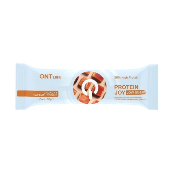 Hier sehen Sie den Artikel QNT 36 Protein Joy Bar Low Sug Car&Cook 60 g aus der Kategorie Sport-Riegel/Stärkung. Dieser Artikel ist erhältlich bei pedro-shop.ch