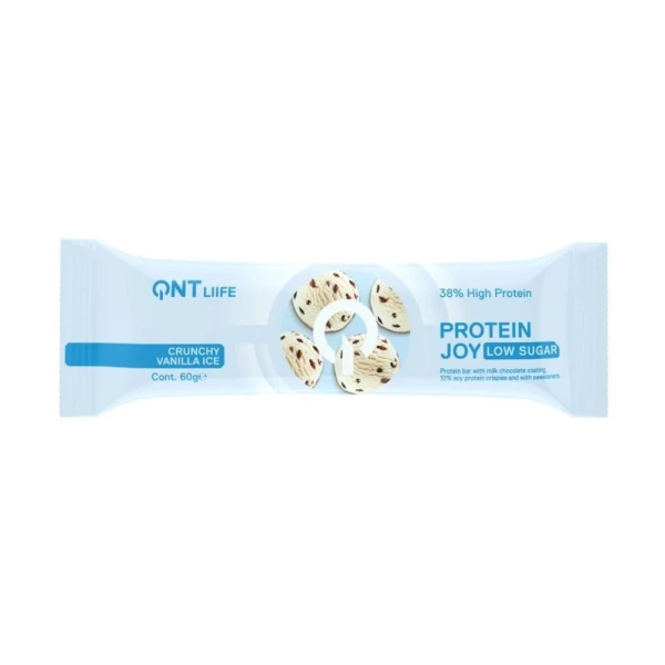 Hier sehen Sie den Artikel QNT 38 Protein Joy Bar Low Sug Vani Cri 60 g aus der Kategorie Sport-Riegel/Stärkung. Dieser Artikel ist erhältlich bei pedro-shop.ch