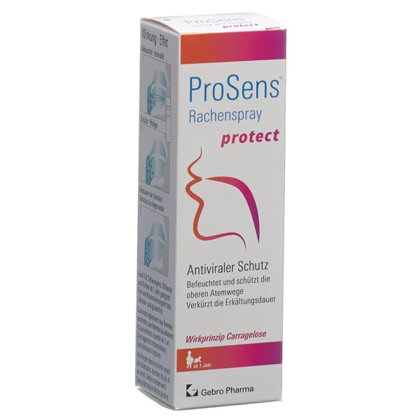 Hier sehen Sie den Artikel PROSENS Rachenspray protect 20 ml aus der Kategorie Andere Spezialitäten. Dieser Artikel ist erhältlich bei pedro-shop.ch