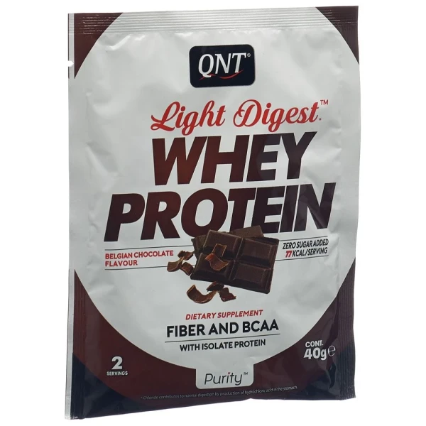 QNT Light Digest Whey Protein Belgian Choco 40 g