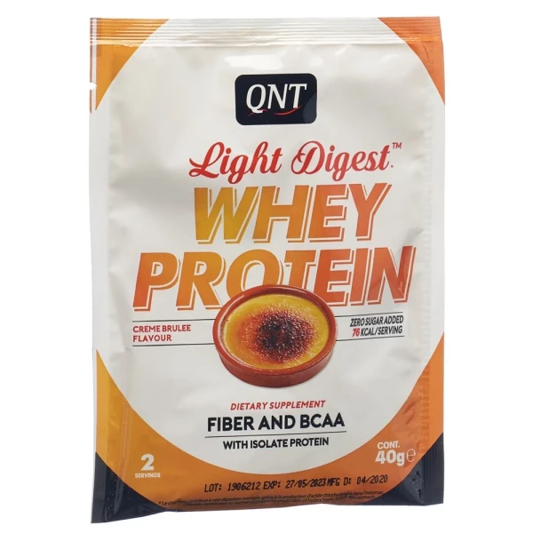 QNT Light Digest Whey Protein Crème Brûlée 40 g