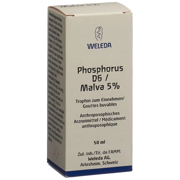 WELEDA Phosphorus D6 / Malva 5% Dil neu 50 ml