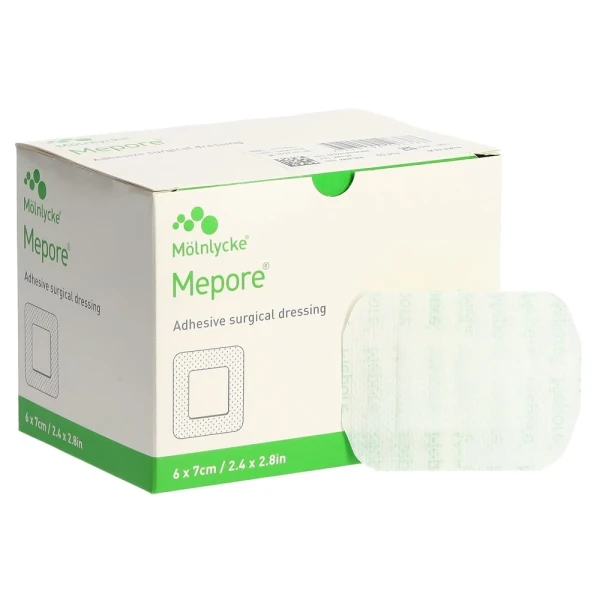 MEPORE Wundverband 7x6cm Wundki 4x3cm ste 60 Stk