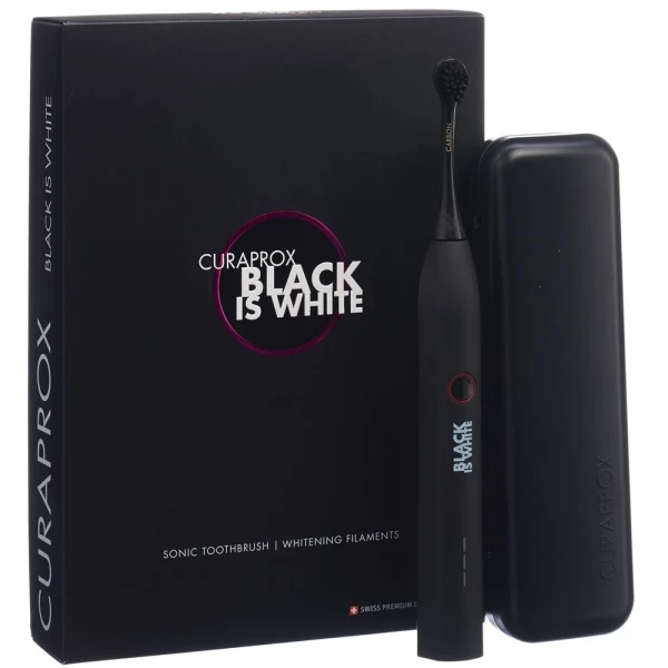 CURAPROX Hydrosonic Black is white sonic toothbrush