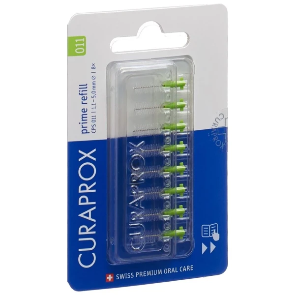 Hier sehen Sie den Artikel CURAPROX CPS 11 refill Interdentalbürste 8 Stk aus der Kategorie Zahnbürsten Interdental. Dieser Artikel ist erhältlich bei pedro-shop.ch