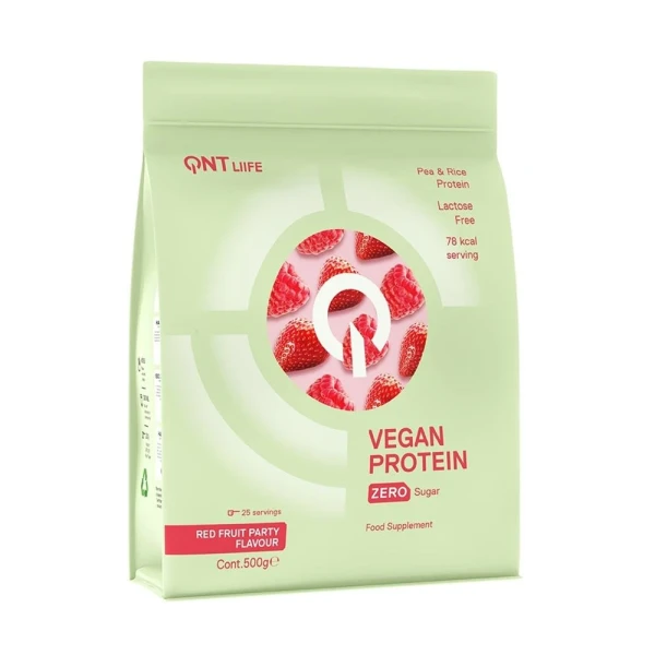 QNT Vegan Protein Zero Sug-Lact Fr Red Fruit 500 g